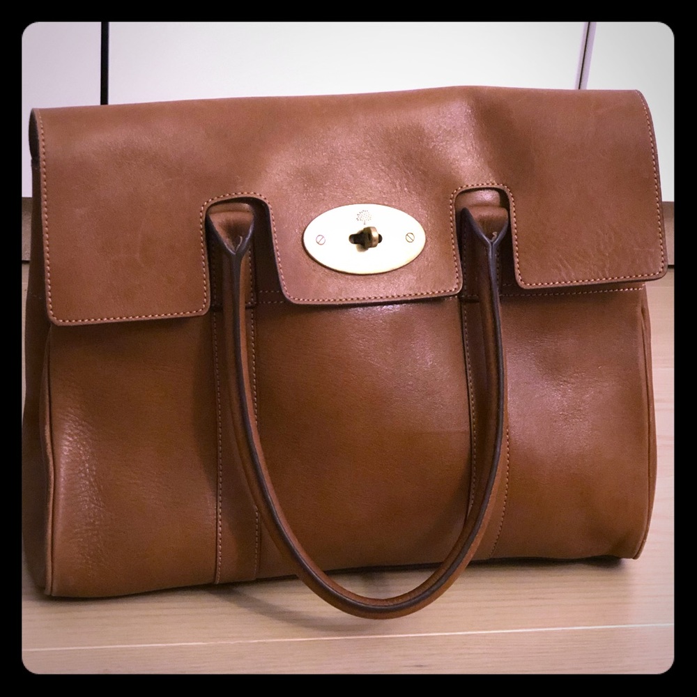 Mulberry brown tote bags